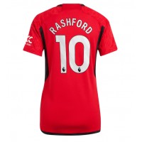 Manchester United Marcus Rashford #10 Heimtrikot Frauen 2023-24 Kurzarm